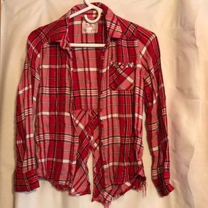 Flannel plaid shirt